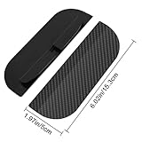 JinRui-T Car Rear View Mirror Rain Visor Guard, 2 Pcs Snap-on Auto Side Mirror Rain Eyebrow Cover,Carbon Fiber Car Side Mirror Rain Eyebrow Guard,Universal for Most Car Truck SUV