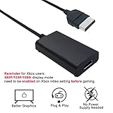 HDMI Cable for Original Xbox Console, Original Xbox to HDMI Adapter with Component Signal (100% Improved Video Quality-HD Converter)