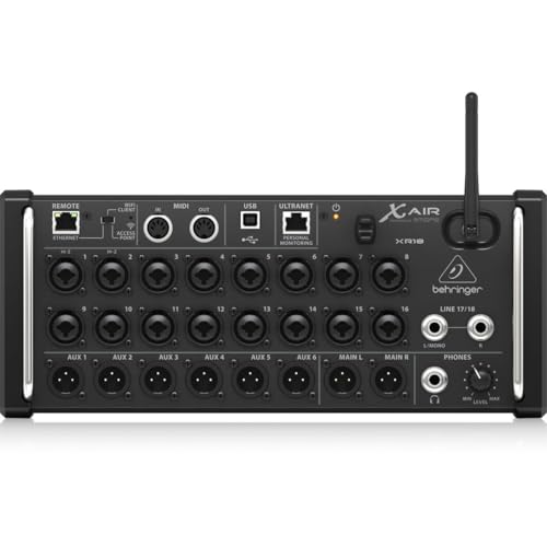 Behringer XAir XR18 18-Channel 12-Bus Wireless Digital Mixer for iPad/Android Tablet