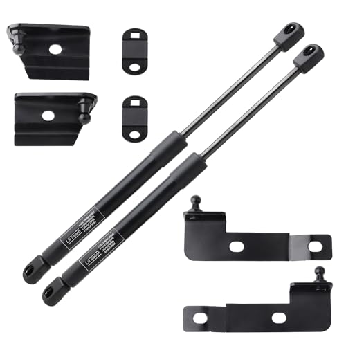 HXSKJMX 2 Pack Hood Shock Compatible with Nissan Frontier/Pathfinder/Navara/Xterra 2004-2018 Lift Struts Supports Gas Charged Shock Lift Support Front Bonnet Excluding Hybrid