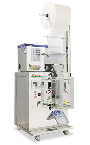 CGOLDENWALL Automatic Teabag Machine Weight Filling Packaging Machine Measuring Packaging Machine Spiral Feeding Machine Sealing Machine Granule/Powder/Herb/Tea Packing Machine (Filling Range: 1-50g)