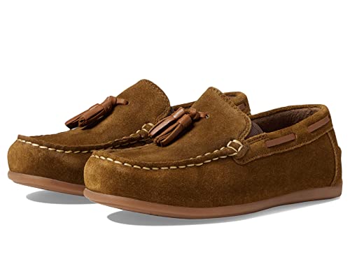 Florsheim Boy's Jasper Jr Moc Toe Drop Tassel (Toddler/Little Kid/Big Kid) Mocha 6.5 Big Kid M