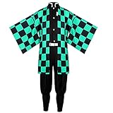 Drofe Tanjirou Zenitsu Cosplay Costume Japanese Anime Kimono Outfit Halloween