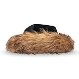 Dress Up America Raised Kippah Shtreimel Hat - Jewish Purim Hat - Costume Hasidic Rabbi Headgear