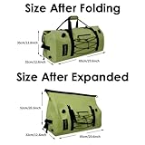 Lanedo 80L Dry Bag Large Waterproof Bag Roll-Top Heavy Duty Fishing Duffle Bag with Durable Straps & Handles for Kayaking Paddle boarding Boating Rafting Fishing Canoeing Camping (Green)