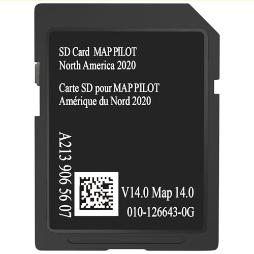 Navigation SD Card A2139065607 for Mercedes | GPS Navigation Compatible with C E GLC V EQV X | Only Available in The Audio 20 (Code 522) NTG 5