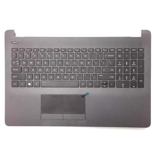 New Replacement Palmrest Keyboard with Touchpad for HP 15-BS 15-BW 15-BP, HP 250 255 256 G6, 15-BS289WM 15-BS234WM 15-BS212WM 15-BW011DX Series Laptop US Layout P/N: 929906-001
