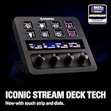 Elgato Stream Deck +, Audio Mixer, Production Console and Studio Controller for Content Creators, Streaming, Gaming, with customizable touch strip dials and LCD keys, works with Mac and PC