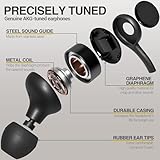 SAMSUNG AKG Wired Earbuds Original USB Type C in-Ear Earbud Headphones with Remote & Microphone for Music, Phone Calls, Work - Noise Isolating Deep Bass, Includes Velvet Carrying Pouch - Black