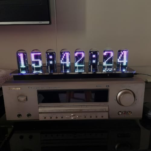 Zephis and original Pseudo-glow tube clock music spectrum RGB full color LED remote control voice control line control animation DIY creative gift