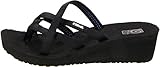 Teva Women's W Mush Mandalyn Wedge Ola 2 Flip-Flop, Black, 8 M US