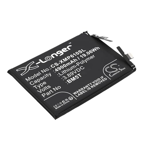 Flujoy 4900mAh/3.89V Replacement Battery for Poco X6 Pro BM5T