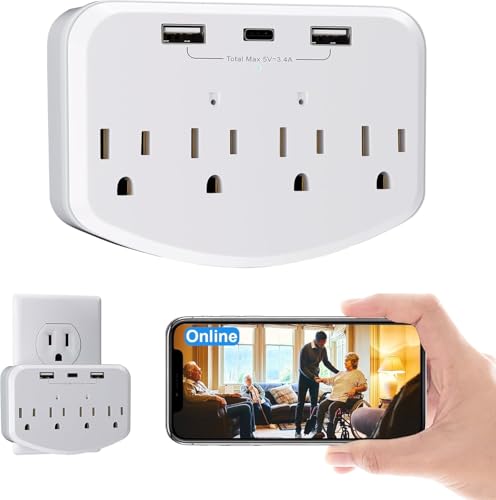 MINICATCHER 1080 HD Hidden Cameras Wireless Mini Spy Camera Small Nanny Cam Wall Outlet Charger WiFi Camera Indoor Camera for Home Security【Upgraded】