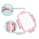 [10 Pack] Glass Meal Prep Containers, Food Storage Containers with Lids Airtight, Glass Lunch Boxes, Microwave, Oven, Freezer and Dishwasher Safe