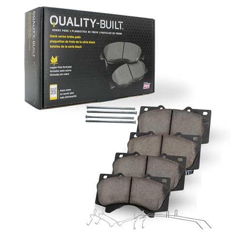 QUALITY-BUILT Black Series Ceramic Front Brake Pads (1003-1308BC) Replacement for Mini Cooper 2024-2014