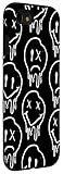 iPhone SE (2020) / 7 / 8 Melting Happy Sad Face Graffity Black White Case