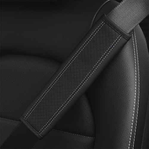 DUXZJEVS 2 pcs Car Seat Belt Pads for Clio 4 Renault Captur Clio 3 III IV, Seatbelt Pad Cover Neck Shoulder Protector Covers Soft Comfortable Interior Accessories,E