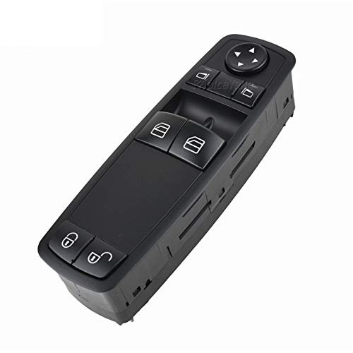 Power Window Power Window Switch Compatible with Mercedes-Benz A W169 B W245 ML W164 R W251 GL X164 A1698206410 A180 A200 B200 A1698206510 Control Button Window Switch(Without floding)