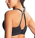 Panache Endurance Wired Sports Bra | Black 36J | High Impact, Supportive Sports Bra for Women, Exercise & Workout Bra