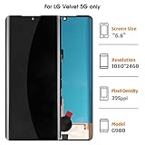 A-MIND for LG Velvet 5G G900 LCD Screen and Display Replacement,for LG LM-G900N LM-G900EM LM-G900 LM-G900TM Touch Screen Digitizer Full Assembly