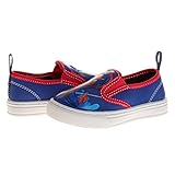 Josmo Boy's Spidermand Slip On Sneaker (Little Kid), Red Blue, 7 Toddler