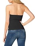 TAIPOVE Tube Tops for Women Summer Strapless Cotton Long Length Bandeau Cami Layering Shirt Non-Padded Black White Grey XX-Large