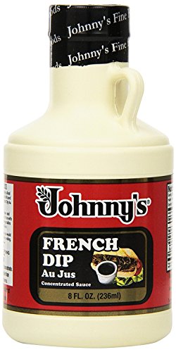 Johnny's French Dip Au Jus Concentrated Sauce, 8 Fl Oz (Pack of 6)