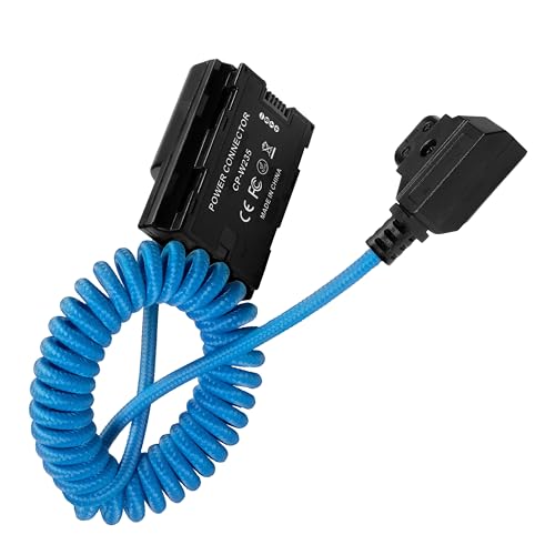 KONDOR BLUE | D-Tap to NP-W235 Dummy Battery Cable Copatible with FUJIFILM | 16"-36" D-Tap to Dummy Battery Connectivity | Blue