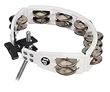 Latin Percussion Drum Set Tambourine, White (LP162)