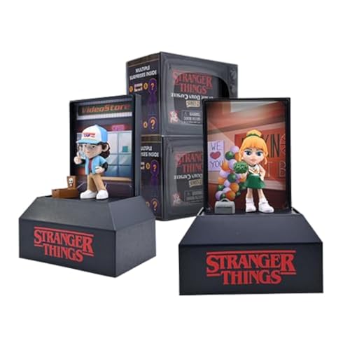 YuMe Official Stranger Things Upside Down Capsules – 2 Pack Vintage Blind Box Action Figures, Netflix Collectible Toys for Fans & Collectors, 80s-Inspired Mystery Gift