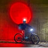 Brightside Bike Helmet Light. 2 in 1 Front and Rear Bike Light for All Cyclists. Fits Almost All Helmets. Bright and Light Bike Light. 43 Hour Runtime, Waterproof and Rechargeable Bike Helmet Light.