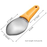 JOMIHONEY 2 Pcs Mango Slicer Cutting Tool, Watermelon Cutter Tool, Mango Splitter Dragon Fruit Prep Tool, Mango Pitter and Peeler with Non-Slip Handle Kitchen Tools for papaya, avocado, Kiwi