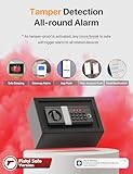 FORFEND Smart Home Safe | WiFi Safe Box App Lock/Alarm | Voice Command, Kidnap Alarm, Tamper Detect, Frozen Mode, Sub Account| Digital Safe Anti Theft