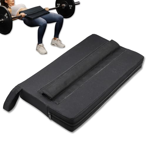 Lights Mountain Square Hip-Thrust Pad Protective Extra Thick foam pad for Barbell Weightlifting Hip Thrusts and Glute Bridges Workouts Home Gym Equipment