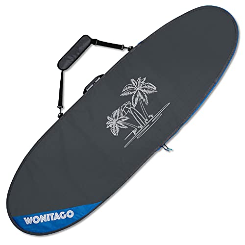 WONITAGO Surfboard Bag Day Shortboard and Longboard Cover Wear-Resistant and Lightweight - Size 7'6