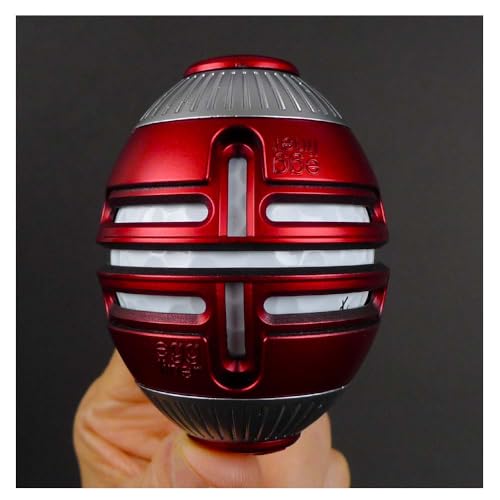 BIRDIE79 Egg Liner Golf Ball Holder - Attaches to Club Bag with Premium Gift Box, Golf Ball, and 3 Marker Pens (Burgundy)