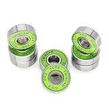 608-2RS ILQ-9 Green Skateboard Bearing for Roller Skates 608-2rs 8x22x7mm Inline Skate Bearing 8Pcs