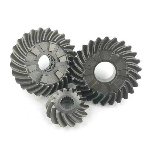 OVERSEE 6G5 Gear Set for Yamaha Outboard Motor 2/4T 150HP 175HP 200HP 6G5-45560 6G5-45551 6G5-45571, metallochrome