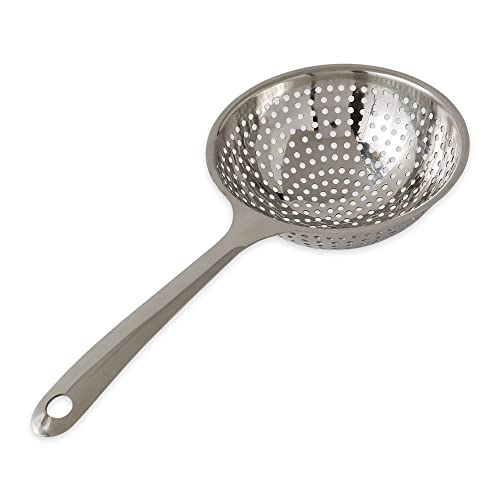 RSVP International Endurance Kitchen Collection Pierced Straining Tools, Pasta Scoop, 18/8 Stainless Steel