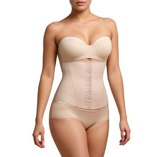 Squeem Perfectly Curvy Waist Cincher - Firming Shapewear for Women - Tummy Control Waist Trainer & Shaper - Beige/Size: XX-Small