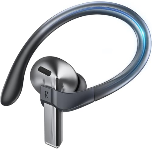 Gcioii Memory Titanium Alloy Ear Hooks for Samsung Galaxy Buds 3 Pro&Galaxy Buds 3 [Added Anti-Lost Lanyard], Anti-Slip Sports Accessories Ear Hooks, Comfortable Fit (Black)