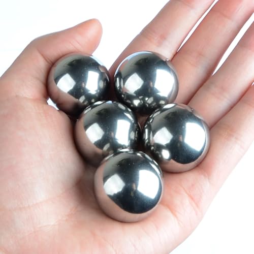 5 Pcs 1" Super Precision Bearing Balls, G16 Chrome Deep Groove Balls