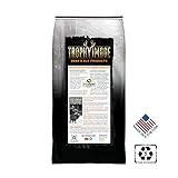 TROPHY IMAGE Deer & Elk Feed 20% Protein | Contains High Protein and Vitamins for Development of Elk Calves and Deer Fawns | 50 Pound Bag