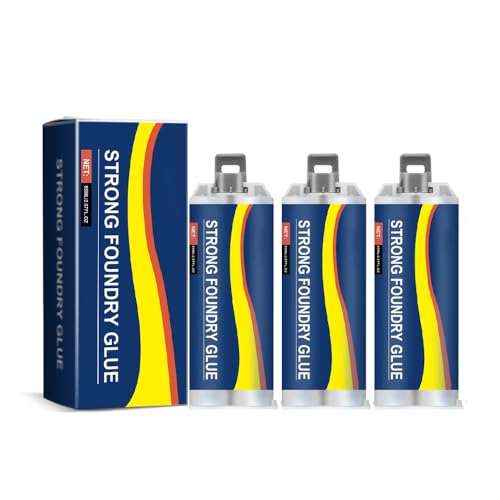 Strong Foundry Glue, Metal Repair Glue, Metal Glue, Strong Metal Casting Welding Glue, ab Metal Glue Heary Duty Weld, Casting Repair Glue for Metal, Sealing Welding Glue (3PCS)