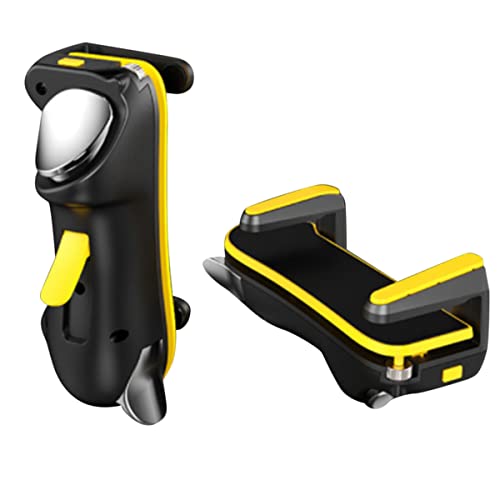 Viupolsor Six Finger for Game Trigger for PUBG Gaming Controller L1 R1 Key Button for Gamepad Joystick(Yellow)