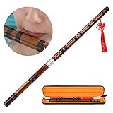 C Key Professional Bamboo Flute Walfront 8 Years Dried Dizi Bitter Bamboo Flute With Golden Embossed Body Flute Film And Solid Flute Film Glue Traditional Chinese Instrument