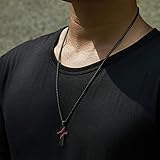 RWQIAN Baseball Necklace for Men Baseball Number Pendant Necklace Stainless Steel Men Baseball Cross Necklace and Number 10 Chain Set Jewelry Gift