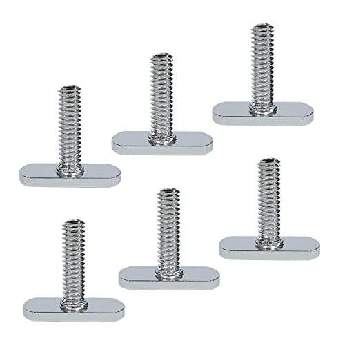 EDSRDPLT 9002 Kayak Knob Nuts Hardware, Kayak Rail Track Screws Track Nuts, Stainless Steel Kayak Screws, Outdoor Parts Tool Rails Bolts for Canoe Boat.