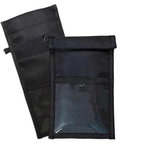KYJiuLiu Faraday Bag for Phones,Signal Blocking Pouch, Cell Phone Signal Jammer,Anti-Tracking Signal Shield for Privacy & SecuritySignal Jammer for Wifi/5G/RFID/Car Key