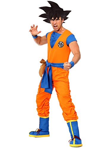Fun Costumes Dragon Ball Z Authentic Goku Men's Costume - Medium - Orange